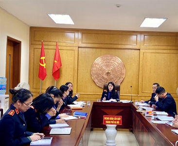 Viện KSND quận Cầu Giấy chủ động tổ chức Hội nghị đánh giá kết quả và rút...